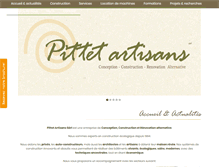 Tablet Screenshot of pittet-artisans.ch